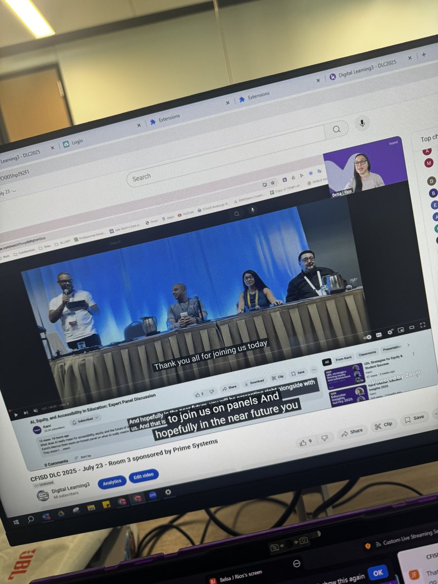 Look at <a href="/tsepulveda/">Todd Sepulveda</a> getting a Shout Out during #cfisddlc by <a href="/KamiApp/">Kami</a> Belsa! He’s none the wiser manning Room 4!