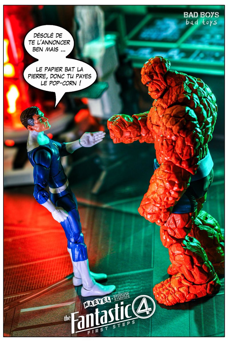 Bad Boys, Bad Toys (@badboys_badtoys) on Twitter photo ⚠️ Ne jamais jouer à Pierre-Feuille-Ciseaux avec Reed Richards !
👊✋🤞
<a href="/FulguroPop/">FulguroPop</a> <a href="/DisneyFR/">Disney</a> <a href="/MarvelFR/">Marvel FR</a> <a href="/MarvelStory_/">Marvel Story</a> <a href="/Hasbro/">Hasbro</a> <a href="/HasbroPulse/">Hasbro Pulse</a>
<a href="/F4NewsFr/">Fantastic Four FR</a> ⚠️ Ne jamais jouer à Pierre-Feuille-Ciseaux avec Reed Richards !
👊✋🤞
<a href="/FulguroPop/">FulguroPop</a> <a href="/DisneyFR/">Disney</a> <a href="/MarvelFR/">Marvel FR</a> <a href="/MarvelStory_/">Marvel Story</a> <a href="/Hasbro/">Hasbro</a> <a href="/HasbroPulse/">Hasbro Pulse</a>
<a href="/F4NewsFr/">Fantastic Four FR</a>