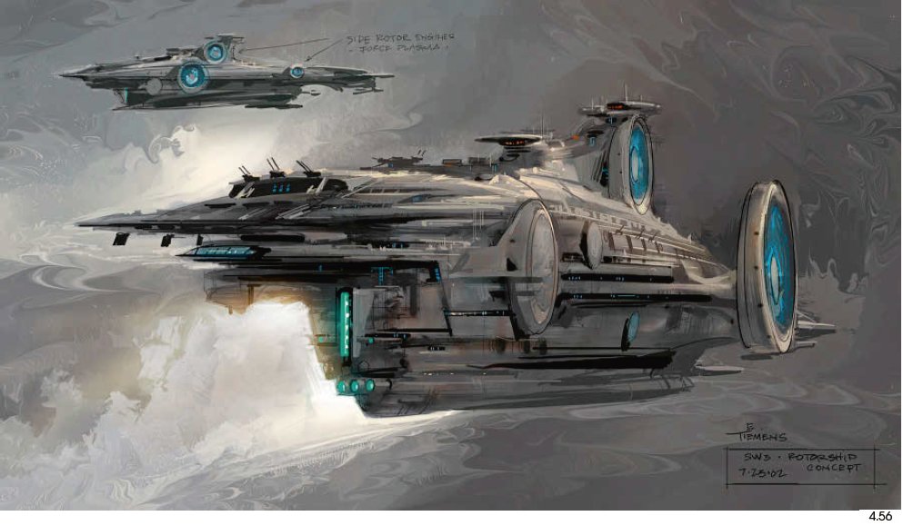 kershed's tweet image. July 23, 2002: Star Wars: Revenge of the Sith: Erik Tiemens’s concept for a rotorship. Later used to great effect as the Malevolence in The Clone Wars animated show.
#StarWarsArchives19992005
youtu.be/Ocm__ZQTZVk