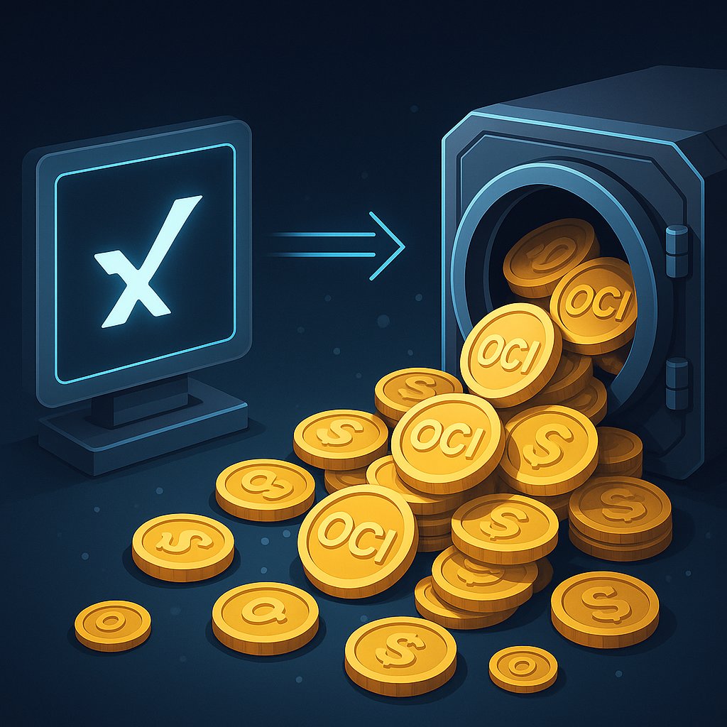 DeFiScriptor's tweet image. 🚀 @radixdlt x $OCI = Web3 Power Combo!
The latest Radix drop just landed: 100,000 $OCI up for grabs! 💰
Backed by the speed and security of $XRD, OCI unlocks next-level DeFi rewards.
👉 Dive in and earn with confidence.
#Radix #XRD #DeFi #OCI #Web3Ecosystem