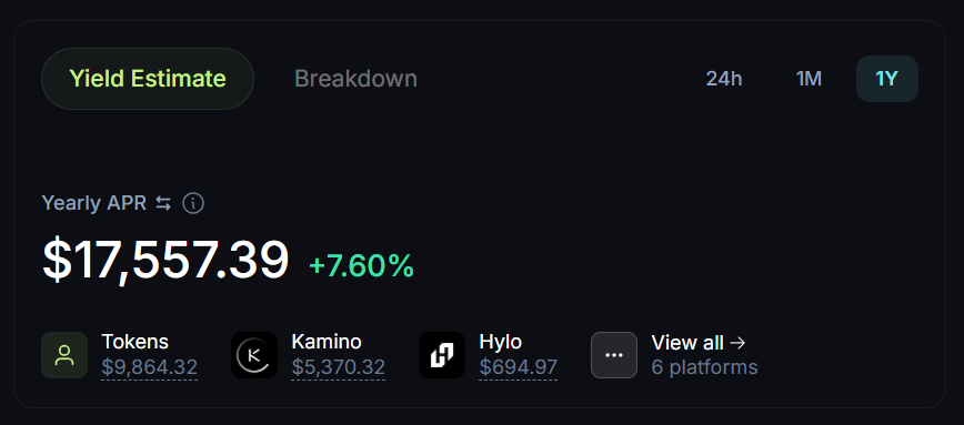 Geninsus's tweet image. We just announced it, Yield Estimate is now live.

We&apos;ve been hard working on this one for the past weeks, hats off to @0xOppty for his amazing work on getting all those yields from all protocols.

IMO this one is a banger for the deep defi people farming high yield strategies.…
