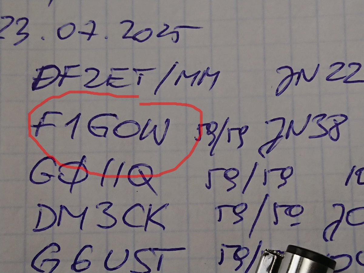 Greg (@sp3rnz) on Twitter photo First thought - my ears need deep cleaning. But nope!
Worked #F1GOW on recent RS-44 ๐ฐ pass, very familiar #SAT suffix <a href="/F0GOW/">F0GOW-Manu</a> ,right?
๐๐ almost fell of the chair ๐๐ First thought - my ears need deep cleaning. But nope!
Worked #F1GOW on recent RS-44 ๐ฐ pass, very familiar #SAT suffix <a href="/F0GOW/">F0GOW-Manu</a> ,right?
๐๐ almost fell of the chair ๐๐