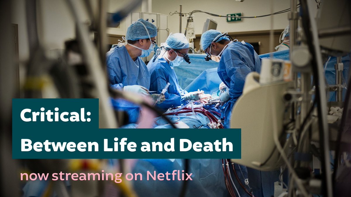 Barts Charity (@barts_charity) on Twitter photo Critical is now streaming on @Netflix π¬
Go behind the scenes at The Royal London Hospital, where trauma care is saving more lives than ever.
Thanks to your support, weβve invested Β£8m+ in research, treatment and violence reduction. π
Read more on bit.ly/4f5PSkn Critical is now streaming on @Netflix π¬
Go behind the scenes at The Royal London Hospital, where trauma care is saving more lives than ever.
Thanks to your support, weβve invested Β£8m+ in research, treatment and violence reduction. π
Read more on bit.ly/4f5PSkn