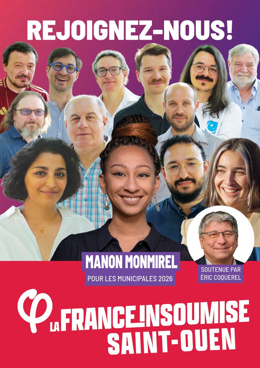 LFIsaintouen's tweet image. L’alternative est possible à Saint-Ouen !
LFI Saint-Ouen, avec Manon Monmirel, appelle à un rassemblement des organisations politiques, syndicales et associatives, pour améliorer la vie ✊
Rejoignez-nous et contribuez au programme !
✉️ franceinsoumisesaintouen@gmail.com