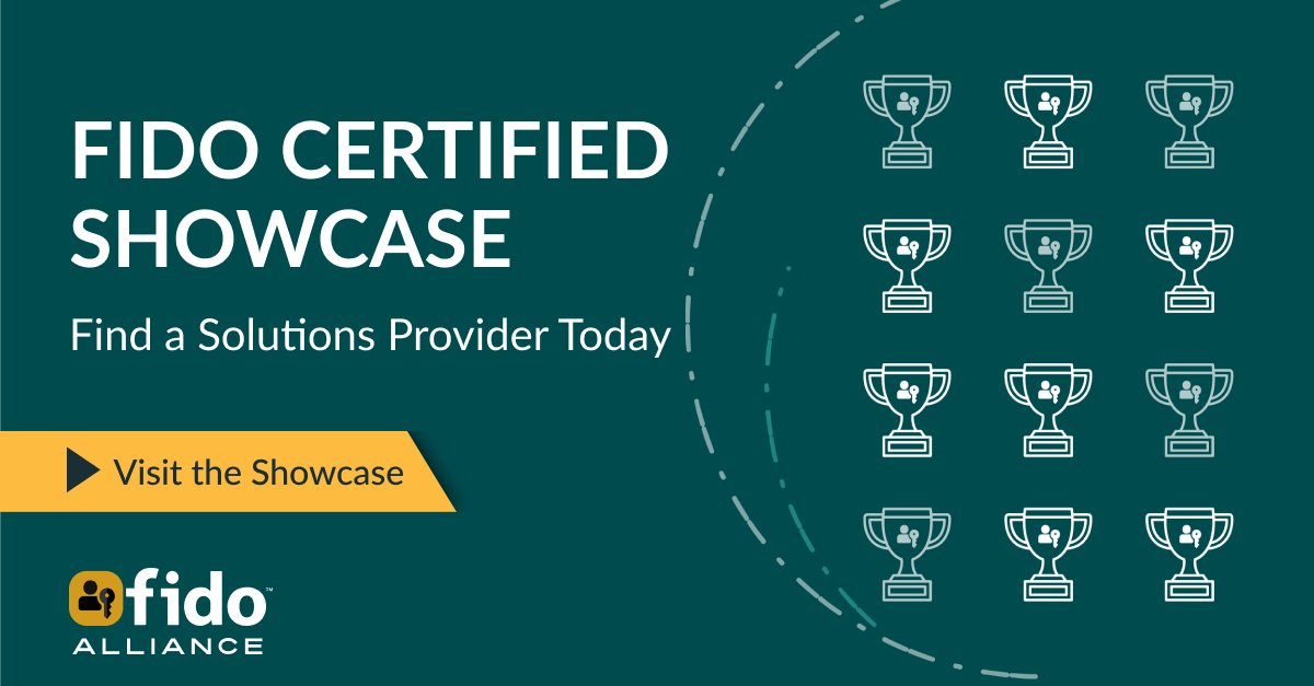 FIDOAlliance's tweet image. 🚀 The FIDO Certified Showcase highlights FIDO Alliance members and their FIDO Certified solutions.

🏆 Visit the showcase to find a FIDO Certified solution today: fidoalliance.org/fido-certified…

#authentication #fidocertified