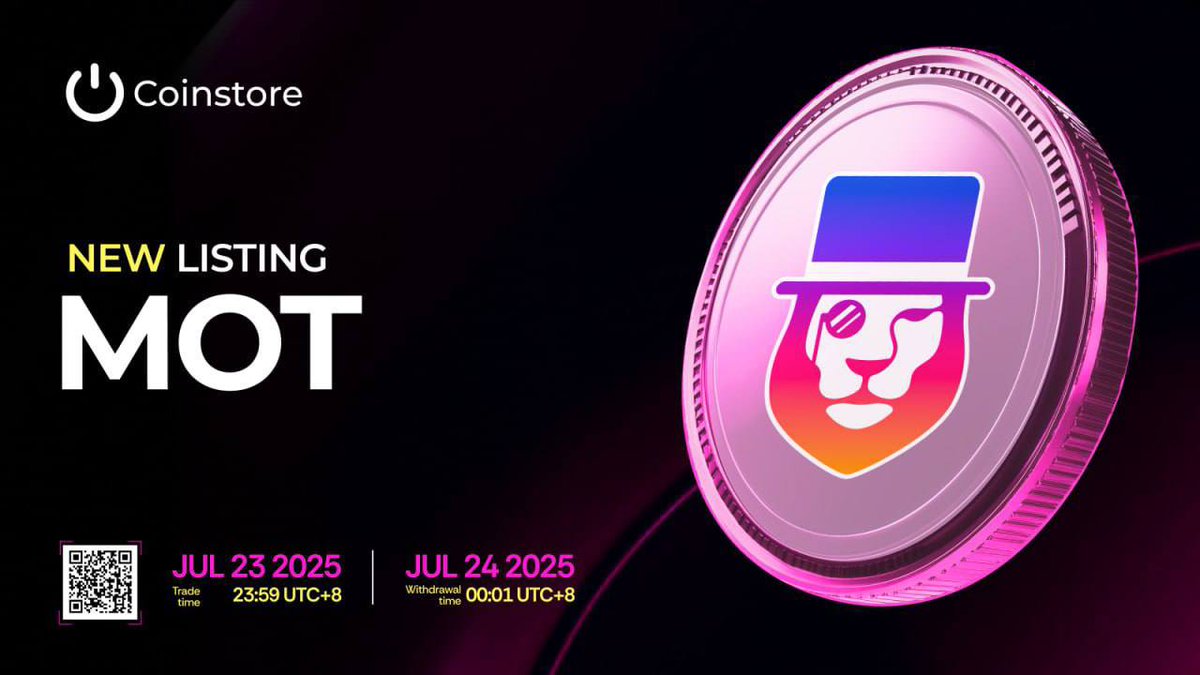Akaninyene58756's tweet image. 🛎️ Calling all trivia buffs and crypto enthusiasts!
$MOT is your golden ticket to a new kind of game.
✅ Listed now on Coinstore
💡 Join the trivia revolution
#MOT #Coinstore #GameFi
