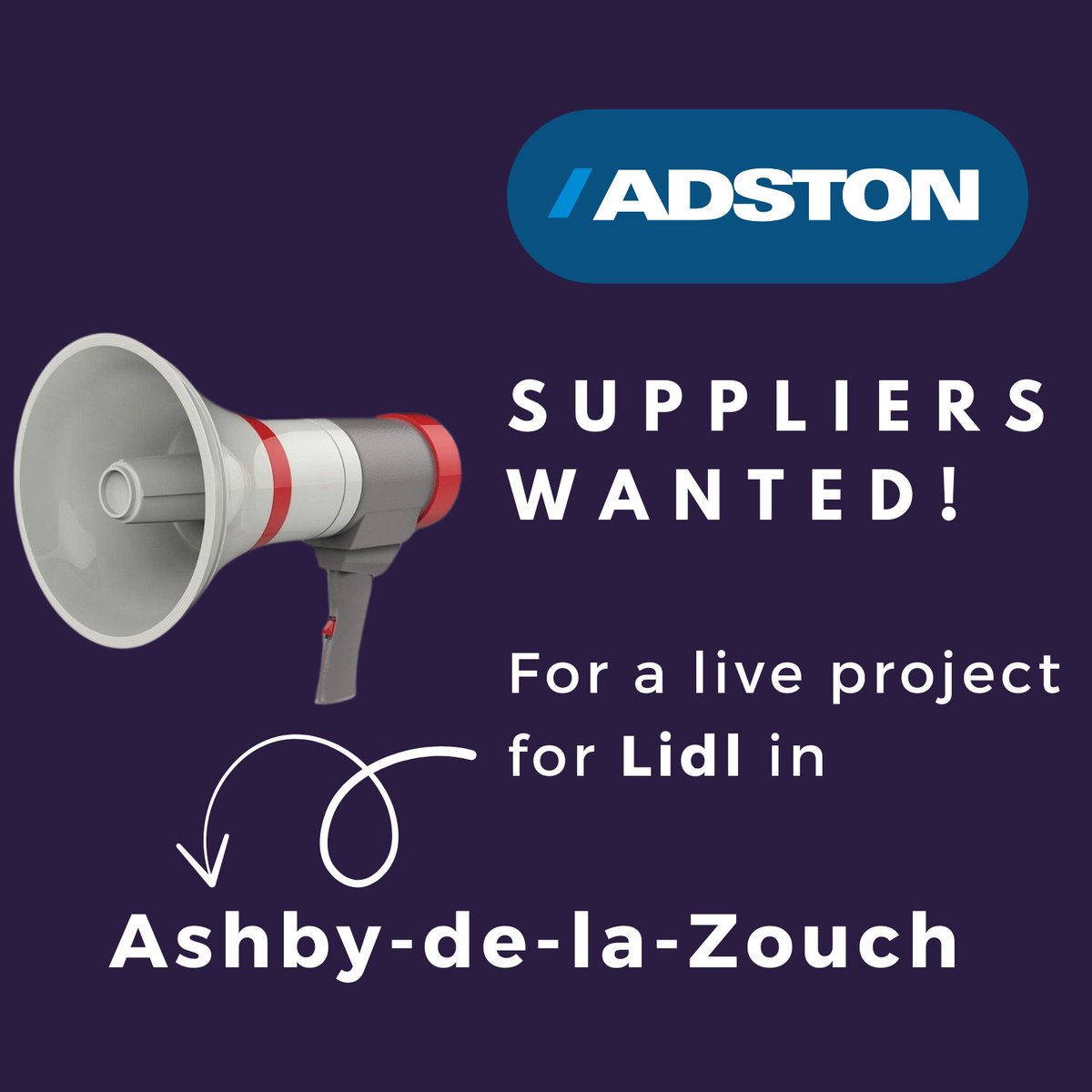 Adston Construction (@adstonconstruct) on Twitter photo 🚧 Live Project for Lidl in Ashby-de-la-Zouch, UK
Sub-Contractor and Supplier Opportunities
We are looking to connect with reliable suppliers and sub-contractors to support delivery
Interested in getting involved?
📩 Contact us to discuss: info@adstonconstruction.com 🚧 Live Project for Lidl in Ashby-de-la-Zouch, UK
Sub-Contractor and Supplier Opportunities
We are looking to connect with reliable suppliers and sub-contractors to support delivery
Interested in getting involved?
📩 Contact us to discuss: info@adstonconstruction.com
