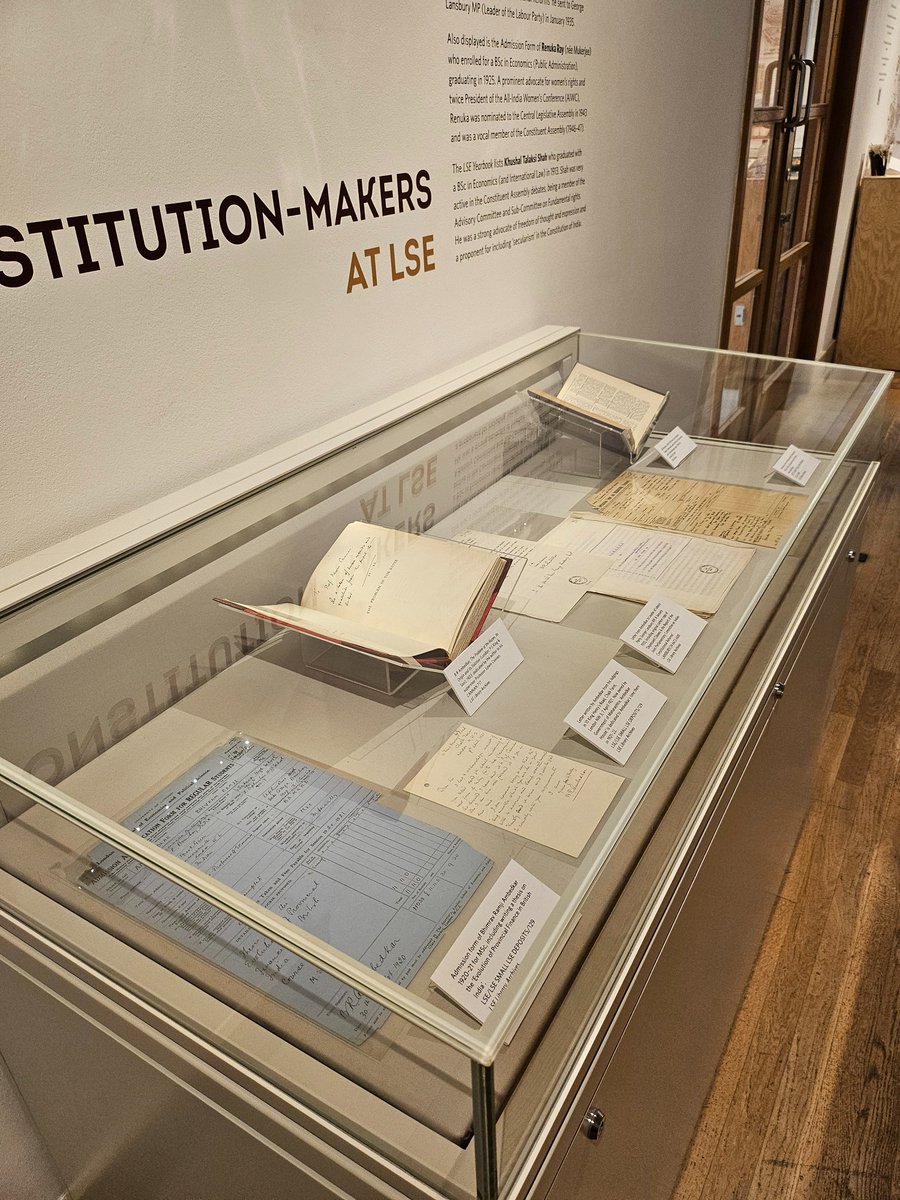 SAsiaLSE's tweet image. .@SAsiaLSE is delighted to participate in @pact_project's AFTER THE ASSEMBLY @SoasGallery w/ docs on 'Constitution-Makers at LSE' from @LSELibrary. Amazing inauguration y'day w/ @LSEnews Prez Larry Kramer & @SOAS Dir. Adam Habib.
Details tinyurl.com/mt3mr56u (don't miss it!)