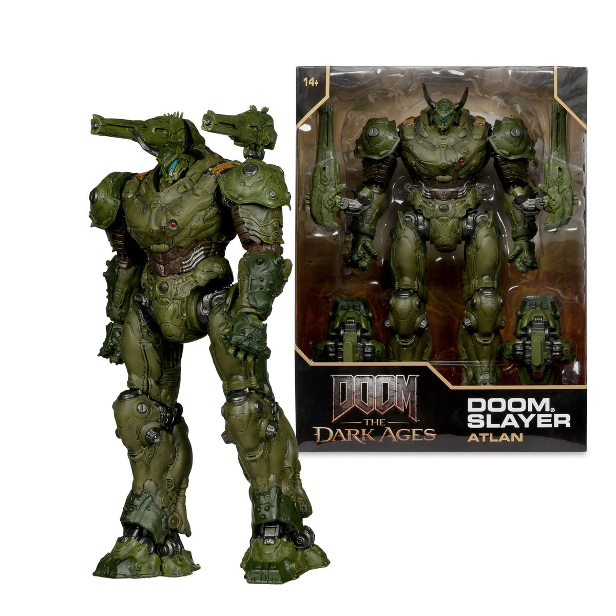 preterniadotcom's tweet image. McFarlane Toys Elite Edition Doom: The Dark Ages Doom Slayer Atlan is up for preorder at Walmart ($49.99) - bit.ly/4lBdH66 #ad