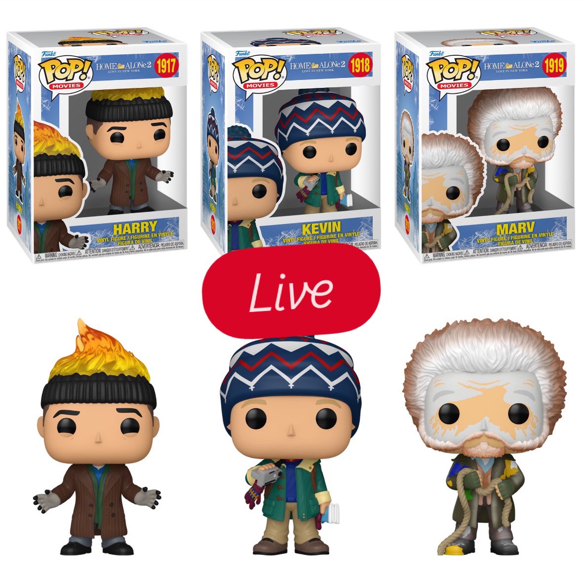 FunkoPOPsNews's tweet image. Now Live! Home Alone 2: Lost in New York Funko POPs! 🗽🔥 Merry Christmas, ya filthy animal! No charge until ship, and free ship $79+ at EE!
EE ~ fnkpp.com/EE
Amzn ~ fnkpp.com/Am723 ~ Later
#Ad #HomeAlone2 #KevinMcCallister #FPN #FunkoPOPNews #Funko…