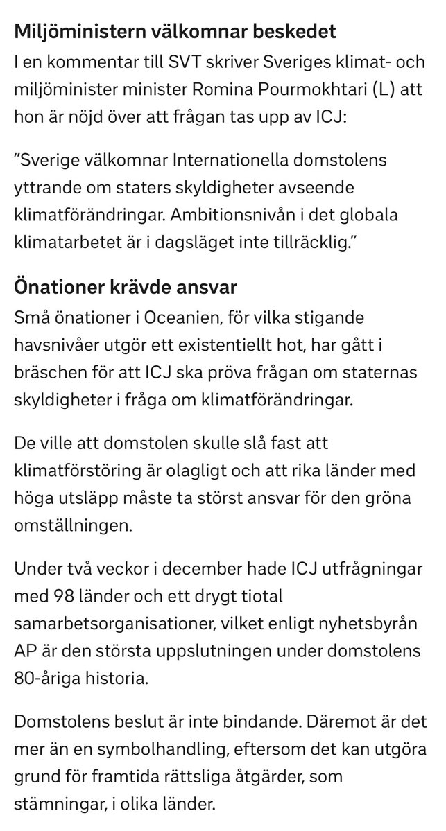 makesdotter's tweet image. Bra! Nu kanske den svenska regeringen kan ta klimatkrisen på allvar och minska utsläppen istället för att öka dem.
