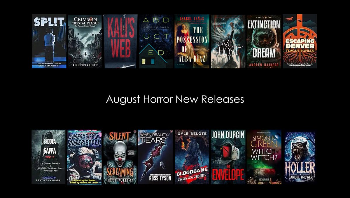 Jack Finn (@therealjackfinn) on Twitter photo Start building your TBR with these new horror releases coming in August!
August Horror releases - Day 3
There's Blood in This Brew - Joey Powell & Nico Bell
Canvas of the Red Baron – Tyler Brady
DeadAmerica: The Fisherman – Derek Slaton <a href="/HorrorDerek/">Derek Slaton Horror Author</a>
Midnight Special - M. L. Start building your TBR with these new horror releases coming in August!
August Horror releases - Day 3
There's Blood in This Brew - Joey Powell & Nico Bell
Canvas of the Red Baron – Tyler Brady
DeadAmerica: The Fisherman – Derek Slaton <a href="/HorrorDerek/">Derek Slaton Horror Author</a>
Midnight Special - M. L.