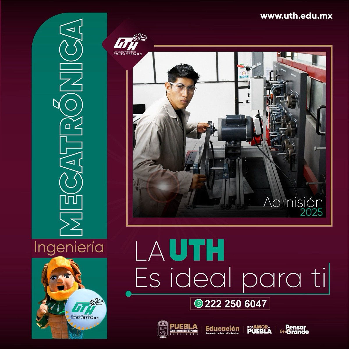 uthuejotzingo's tweet image. 🔧✨ ¡Estudia Ingeniería en Mecatrónica en la UTH!

facebook.com/share/p/1Ep6Wt…

#UTH #MecatrónicaUTH #Admisión2025 #IngenieríaUTH #Huejotzingo #Puebla #OrgulloUTH #PiensaEnGrande