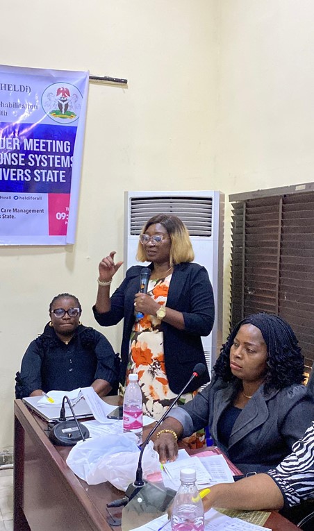 RVCHPP's tweet image. Yesterday, Dr. Vetty Agala joined HELDi & stakeholders to strengthen SGBV response in Rivers State. She pledged free enrollment of GBV survivors into RIVCHPP’s health insurance—ensuring access to care, dignity & recovery. #RIVCHPP #EndGBV #Health4AllRivers #GenderJustice