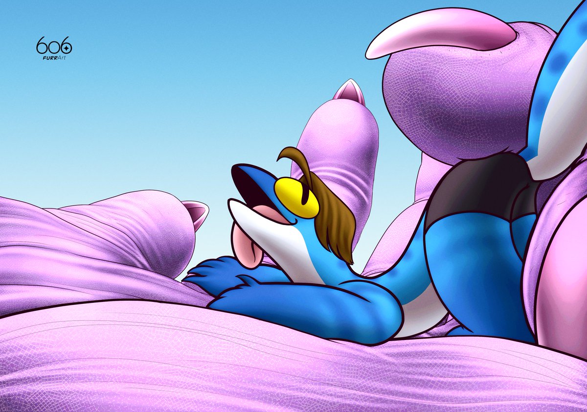 Bonus art of <a href="/6o6Paws/">6o6Paws</a> being adorable~💜