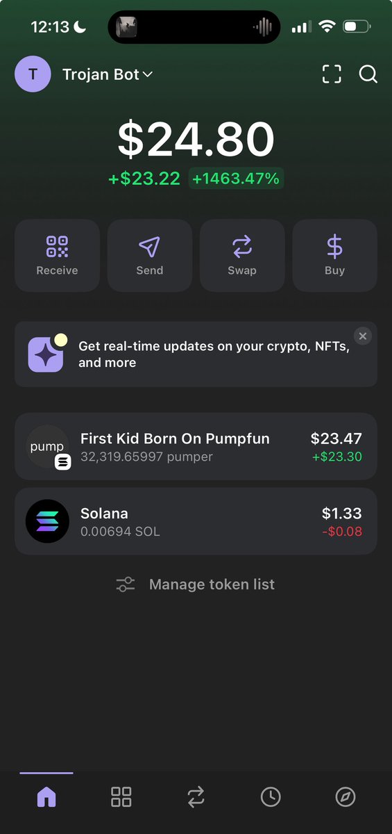 Now I’m over $20 thanks to $pumper on this wallet