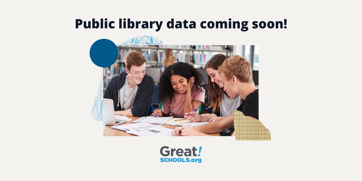 GreatSchools.org (@greatschools) on Twitter photo NEW: We have received a $1.5M grant from <a href="/CarnegieCorp/">Carnegie Corporation of New York</a> to integrate local library info on our platform, giving families a more complete view of community learning resources. 📚 Learn more: bit.ly/46VnTSo
#Libraries #EdTech #Education NEW: We have received a $1.5M grant from <a href="/CarnegieCorp/">Carnegie Corporation of New York</a> to integrate local library info on our platform, giving families a more complete view of community learning resources. 📚 Learn more: bit.ly/46VnTSo
#Libraries #EdTech #Education