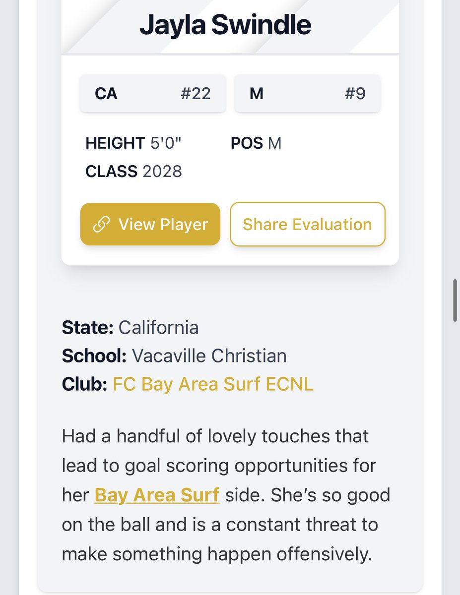 Thank you <a href="/AgentNikolai24/">Nikolai Littleton</a> &amp; <a href="/PrepSoccer/">Prep Soccer ⚽️</a> for the write up at #ECNLFinals.