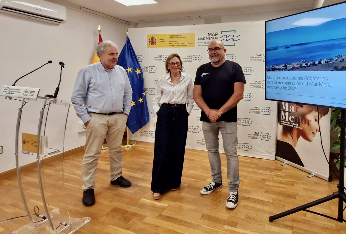 Oficina Técnica del Mar Menor (@oficinamarmenor) on Twitter photo 📊 BALANCE - Marco de Actuaciones Prioritarias para Recuperar el #MarMenor del <a href="/mitecogob/">Transición Ecológica y Reto Demográfico</a> 🌊
✅ Más de 100 M€ ya ejecutados.
✅ El gasto comprometido alcanzará los 290 M€ en los próximos meses.
✅ Próximo inicio del Cinturón Verde con ARN del Carmolí (1,4 M€)
1/6 📊 BALANCE - Marco de Actuaciones Prioritarias para Recuperar el #MarMenor del <a href="/mitecogob/">Transición Ecológica y Reto Demográfico</a> 🌊
✅ Más de 100 M€ ya ejecutados.
✅ El gasto comprometido alcanzará los 290 M€ en los próximos meses.
✅ Próximo inicio del Cinturón Verde con ARN del Carmolí (1,4 M€)
1/6