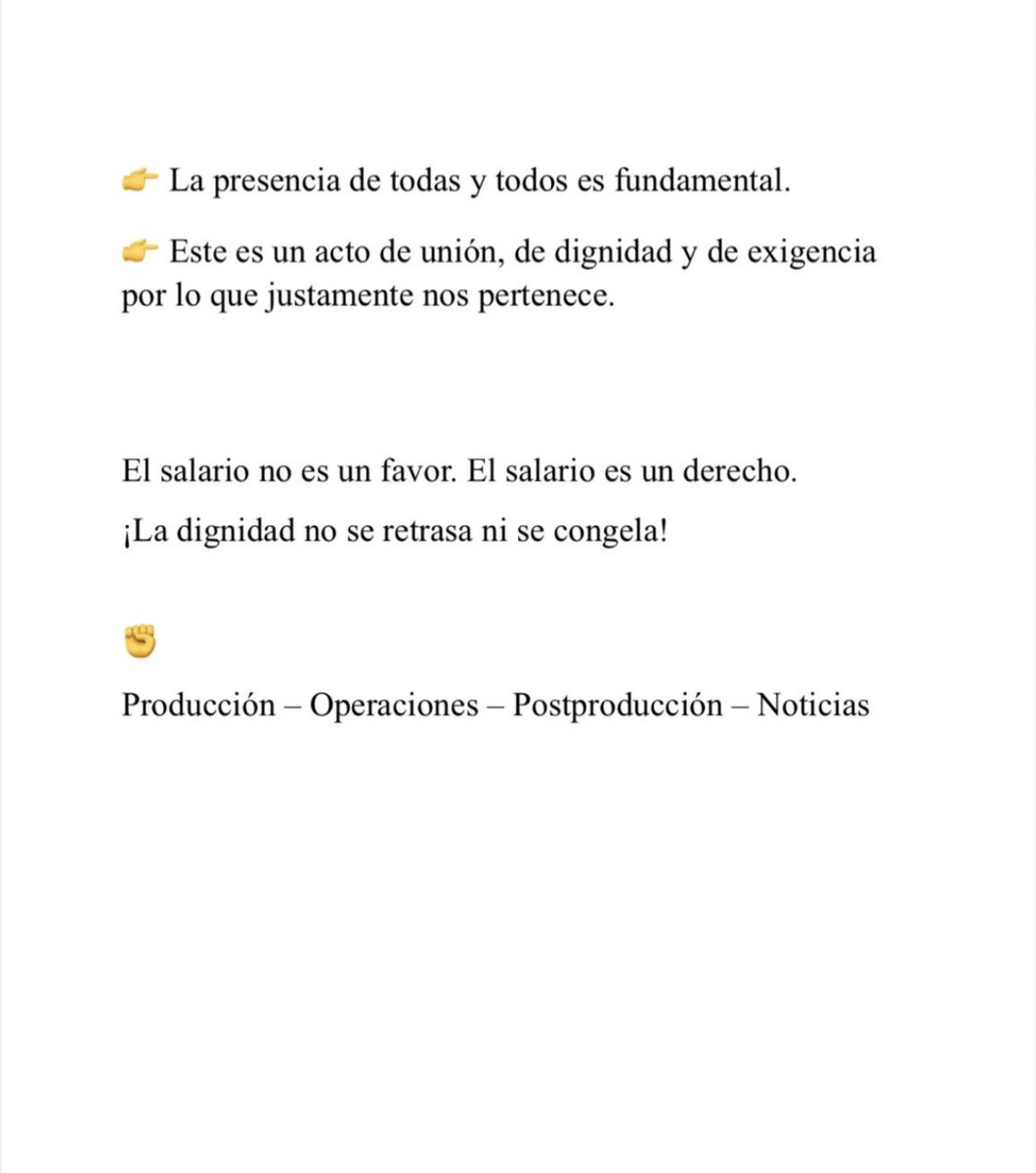 VctorCa07651147's tweet image. La presidenta, @Claudiashein, dijo que la tv pública no es del gobierno, ¿entonces porque se incluyó a @CanalOnceTV en la “Ley de Adquisiciones” que tiene sin cobrar desde el 15 de julio a casi 800 “proveedores”? Este jueves los afectados harán un mitin. Hay hartazgo y enojo.
