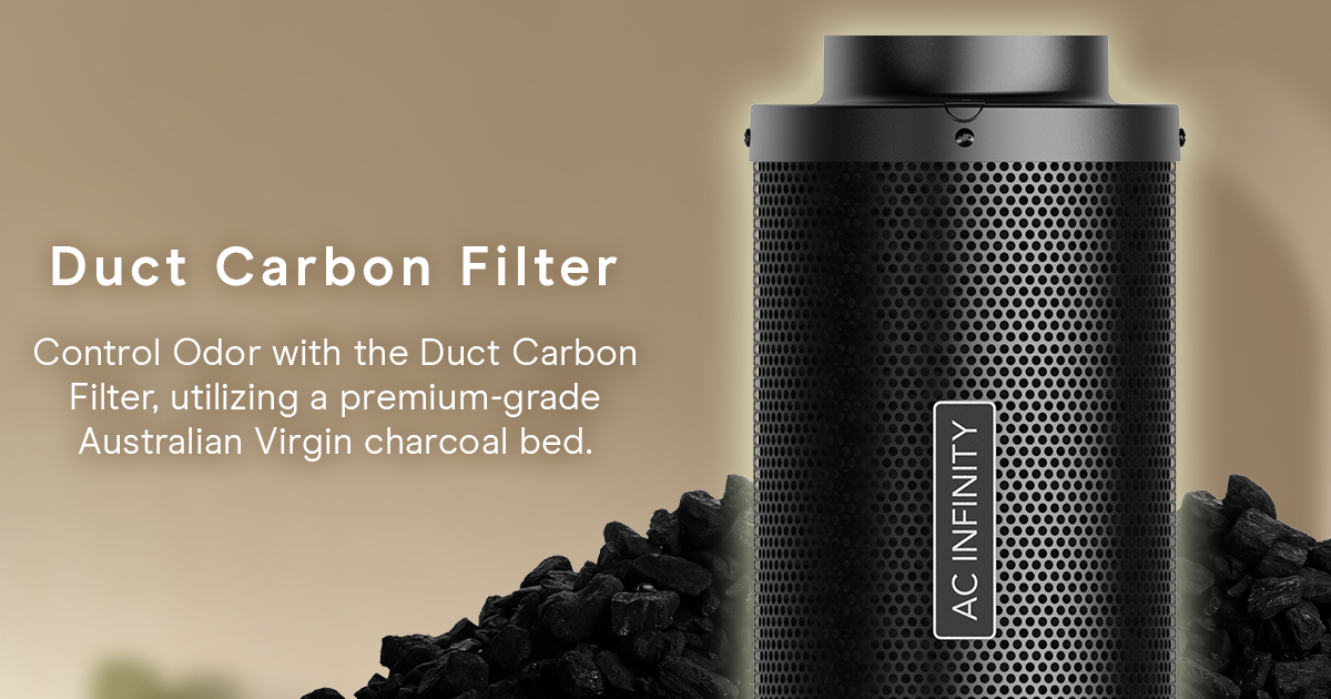 AcInfinityInc's tweet image. Odor Control Made Easy and Effective. 🌿💨
Keep your grow space fresh and clean with our high-airflow inline carbon filter. Designed to block odors and chemicals from escaping grow tents and hydro rooms, it features premium-grade Australian RC412 charcoal for superior adsorption…