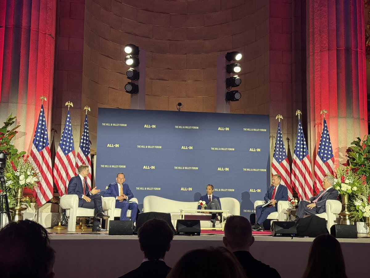 So, it begins. Besties on the stage. 

<a href="/theallinpod/">The All-In Podcast</a>