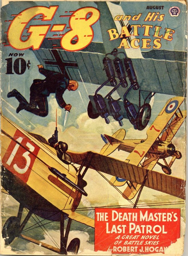 PulpCovers's tweet image. The Death Master’s Last Patrol
pulpcovers.com/the-death-mast…
# Covers, Aircraft, Frederick Blakeslee, G-8 and His Battle Aces, Magazine