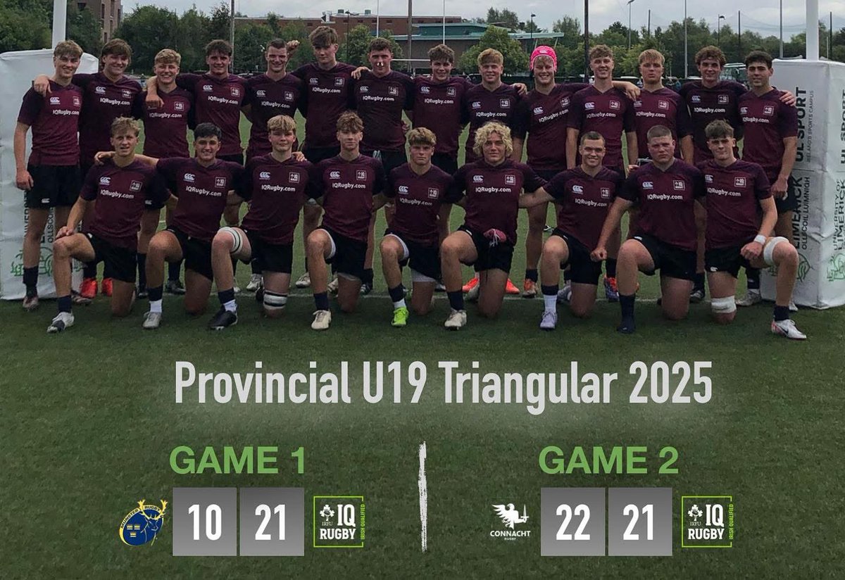 Two great performances from our @iqrugby squad today. 💪

Thank you to @munsterrugby and <a href="/connachtrugby/">Connacht Rugby</a> for the games and @ul_sport for hosting ☘️🏉☘️🏉☘️🏉