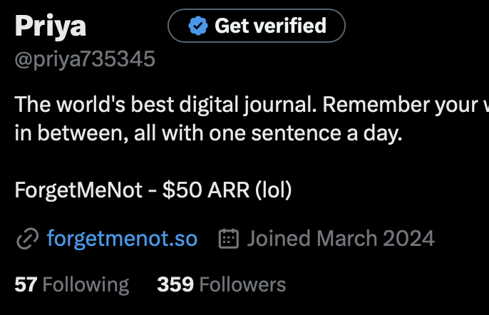 priya735345's tweet photo. I had the "lol" at the end of my $50 ARR.

I just deleted it.

Why am I downgrading what I've done? It's a bad habit I'm working on. I MADE MONEY ON THE INTERNET BABY! https://t.co/4zkFmVwDcY