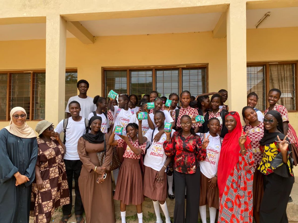 Earlier last week, MAPP took the fight against period poverty to Gambia Methodist Academy. 
We held an interactive session on menstruation &amp; hygiene breaking the stigma and creating safe spaces.
Pads were also donated to support students in need. 

#EndPeriodPoverty #MAPPGambia