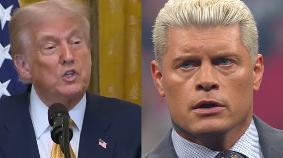 WrestlingNewsCo's tweet image. Cody Rhodes Reveals Bizarre Backstage Encounter With Donald Trump At WWE WrestleMania 29 wrestlingnews.co/wwe-news/cody-…