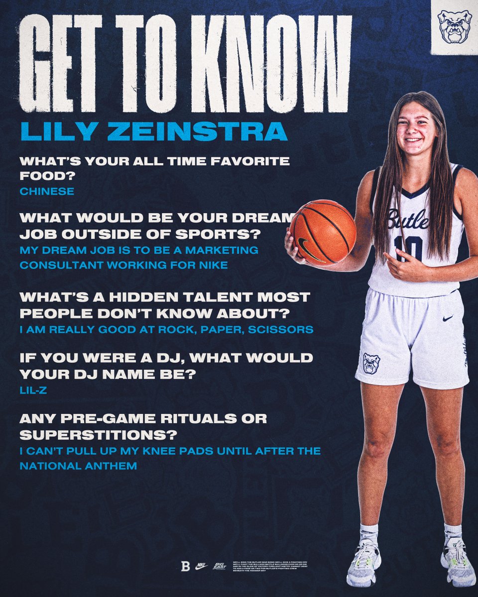 Get to know <a href="/LilyZeinstra/">Lily Zeinstra</a> 🐶🏀