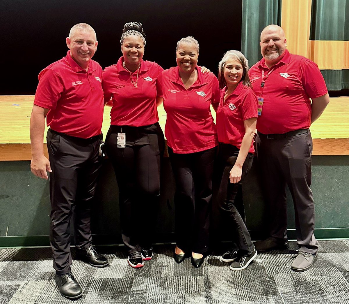 The Cardinal team in attendance at Day one of the 25-26 Leadership days. Mr. Strauss is also SoAring with pride and representing Driftwood Middle!  🎉<a href="/AlanStraussbcps/">Alan Strauss</a> <a href="/BCPS_DeputySupt/">BCPS_DeputySupt</a>  <a href="/RickettsMishca/">Mishca Ricketts</a> <a href="/bellraho/">Raheela Bello</a> <a href="/andhesler/">Andrew Hesler</a> Rising together: SoAring in Excellence!😊