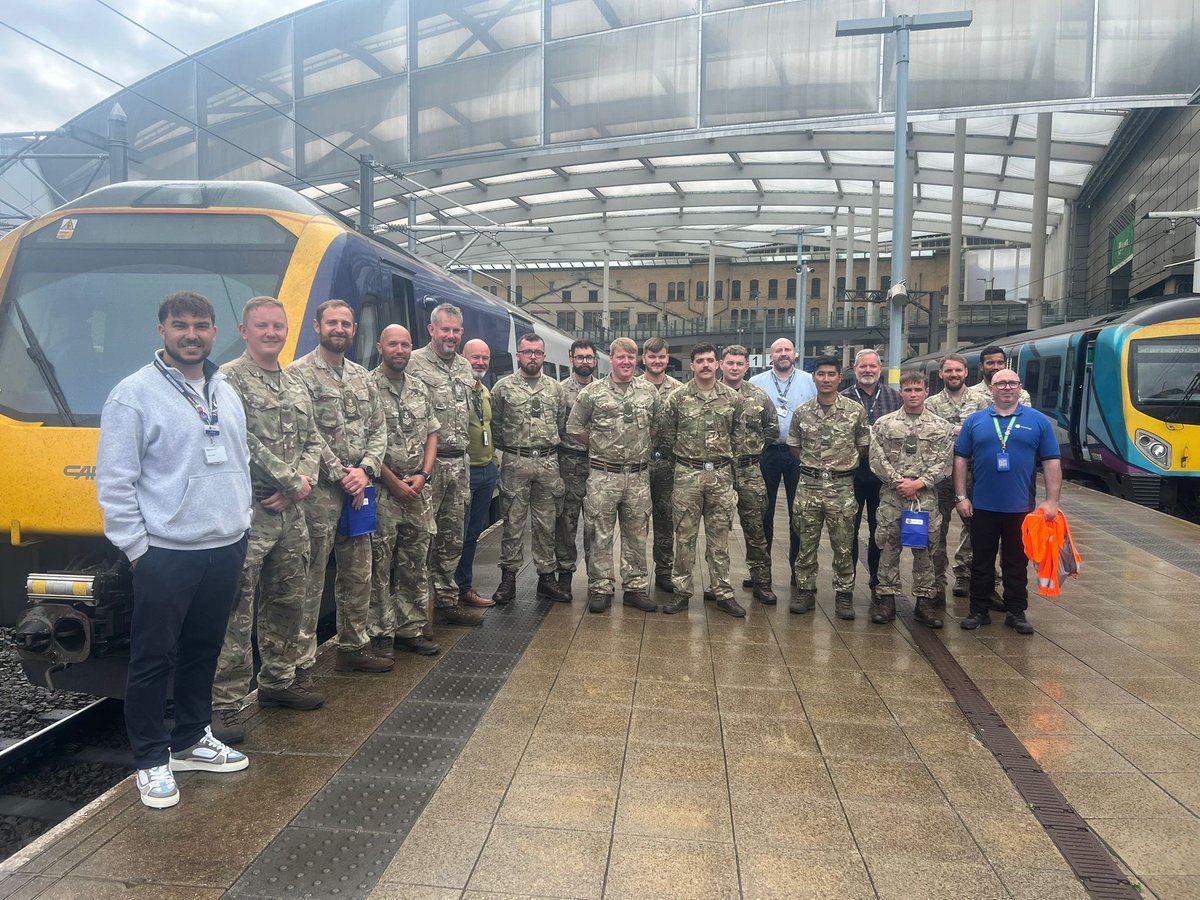 northernassist's tweet image. 🎖️ We’re excited to announce we've received the Gold Employer Recognition Scheme Award from the Ministry of Defence.
From ex-Forces to reservists, we’re supporting brilliant people transitioning into rail careers, and they’re now a part of our Northern family.
Thinking of…