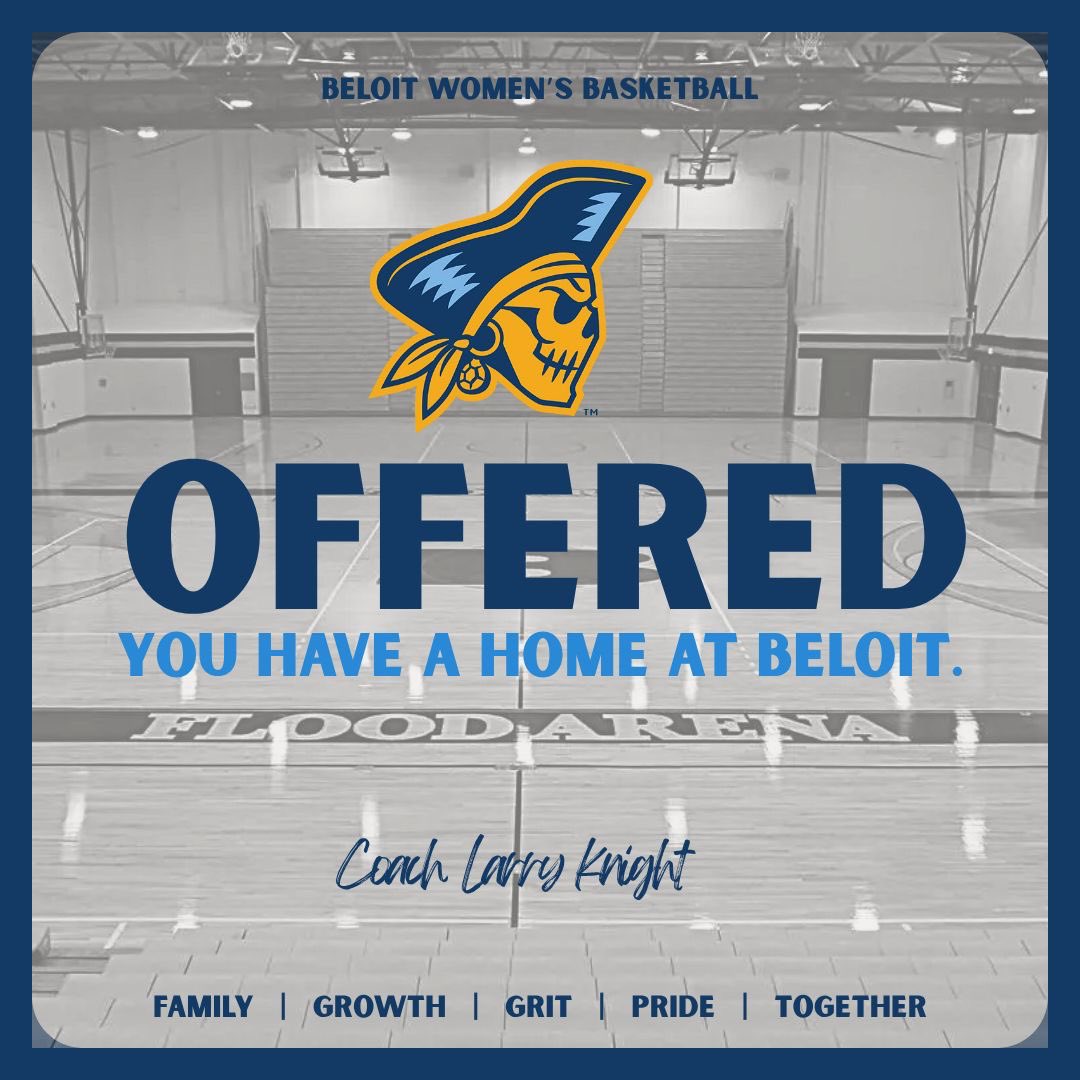 After a great conversation with Coach Larry Knight, I am very excited to have received an offer to play basketball at <a href="/BeloitWBB/">Beloit College WBB</a>. #gobucs <a href="/IGB17uS40/">IGB 17U S40 Unruh</a> <a href="/lanfr0t/">Jon Unruh</a> <a href="/LakotaWestGB/">Lakota West Girls Basketball</a> <a href="/LWJayChadwell/">Coach Jay Chadwell</a>