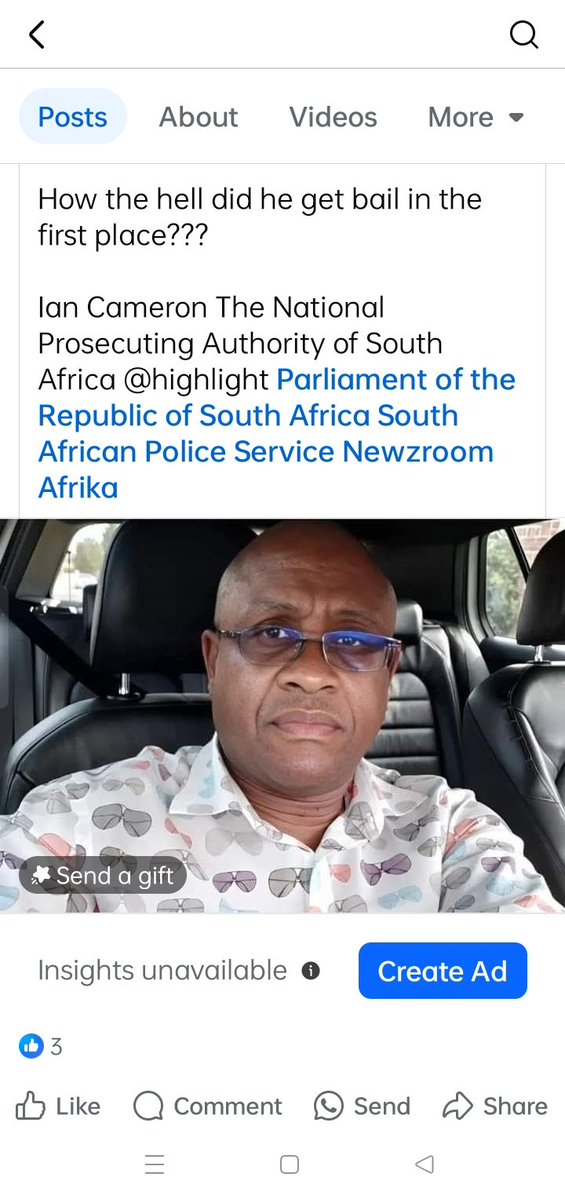 PATRICIAMASHAL3's tweet image. I posted about this on 24 September 2024, when the police officer who killed Armand Swart was released on bail by Judge Ledwaba. Now it has come to light that the firearm is linked to more murders, suggesting that he might be the same person who killed all the other victims