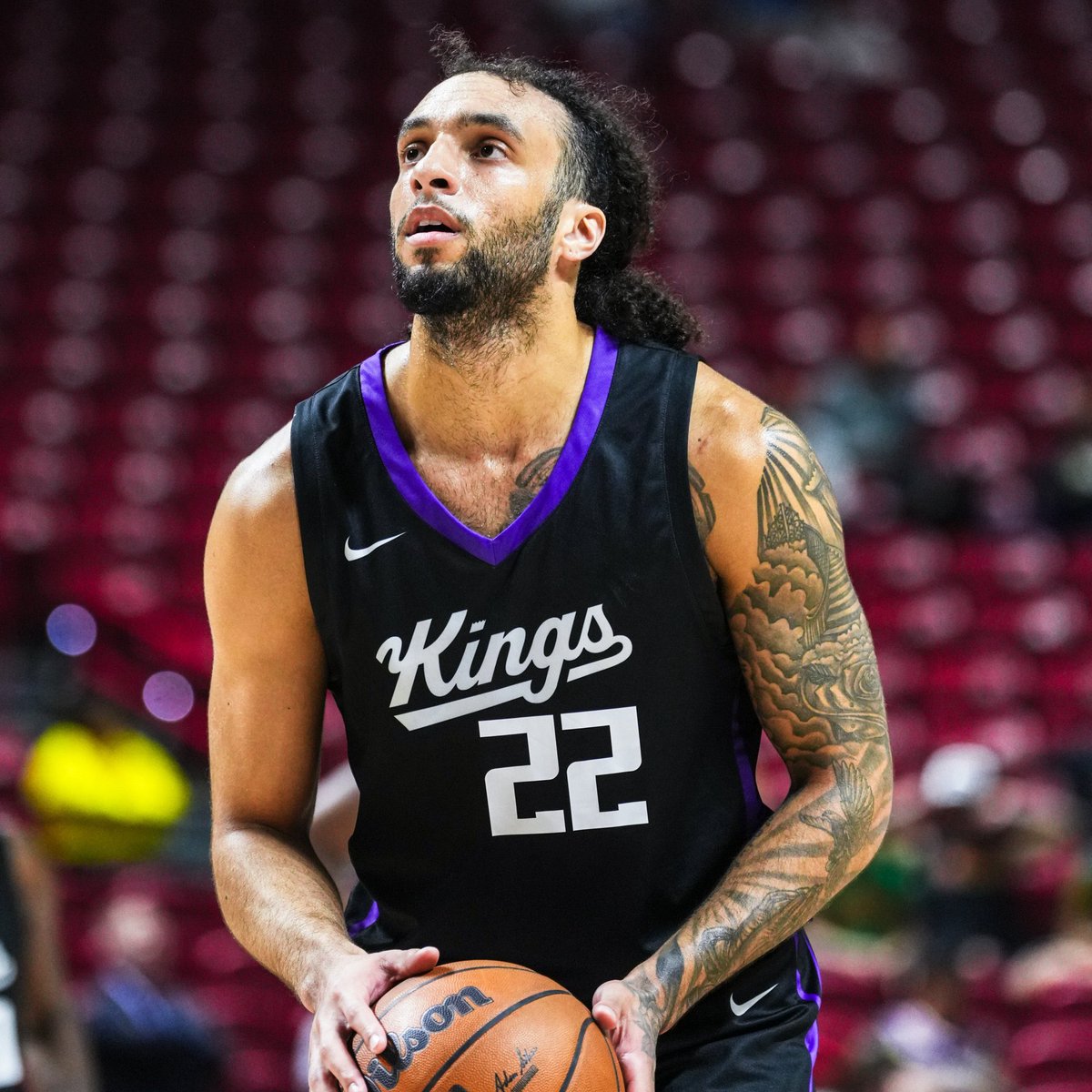 kings_muse's tweet image. Devin Carter had an up and down week in Vegas for Summer League but showed some flashes.
14.5 PPG
4.5 APG
3.8 RPG
1.7 SPG
41/29/60
While Devin struggled to find his shot he was able to impact the game in other ways.