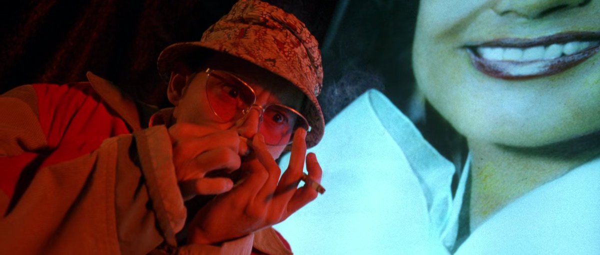 CIGARETTEMOVIES's tweet image. Fear and Loathing in Las Vegas (1998)
Dir. Terry Gilliam
Runtime 118 minutes
🚬 x 48, or one cigarette every 2.46 minutes
⚠️ REAL SMOKER MOVIE ⚠️
howmanycigarettes.com/fear-and-loath…