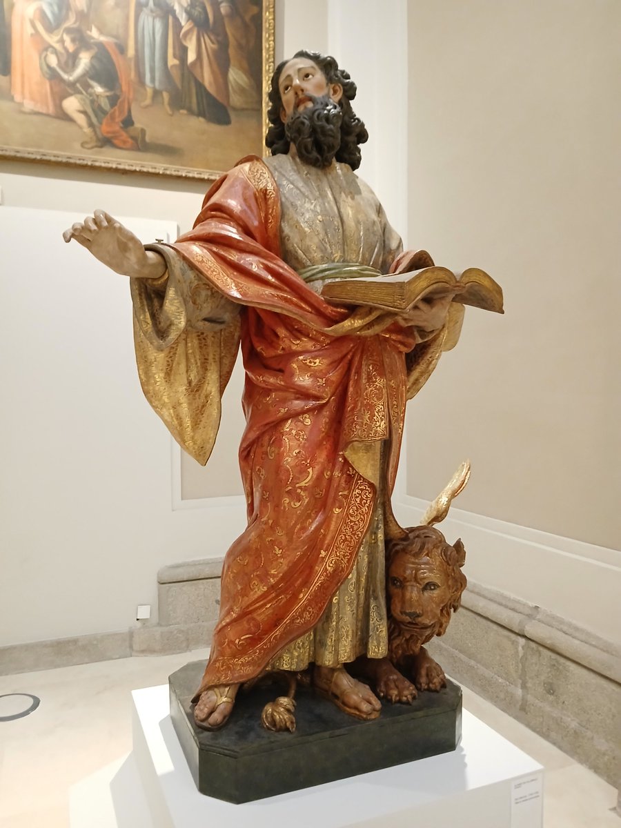 MiguelGranado74's tweet image. Juan Alonso Villabrille y Ron (atrb.):
😇 "San Joaquín con la Virgen niña" (1700-1750).
🦁 "San Marcos" (1700-1750).
Museo de Historia de Madrid.