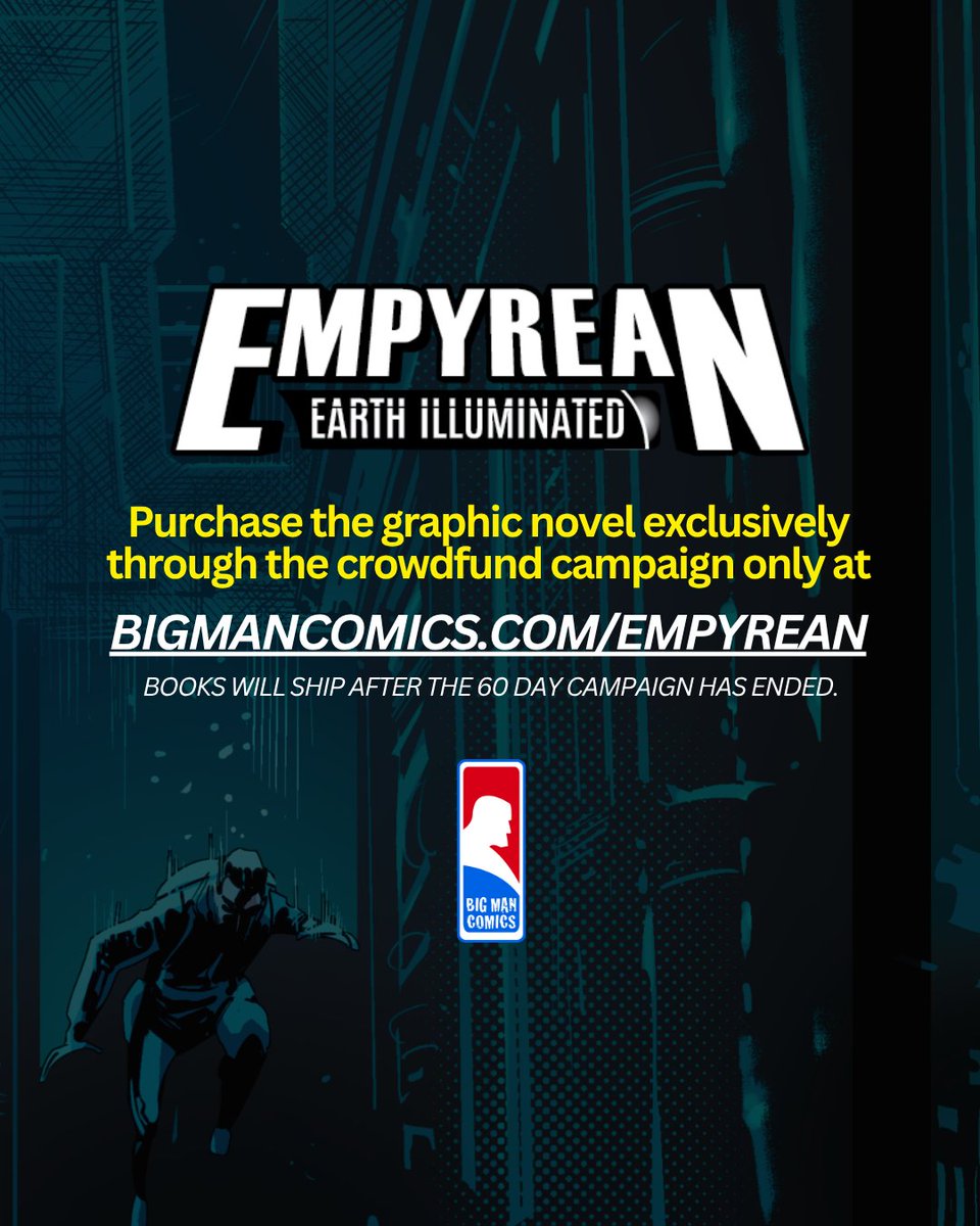 Bigmancomics's tweet image. Empyrean: Earth Illuminated is the long awaited sci-fi classic from BigManComics and the Webb Family.
In a world ruled by fear, a shadow looms over the planet Solis, where one man’s lies darken the stars. The iron grip of the tyrant Kazimir crushes all hope under the guise of…