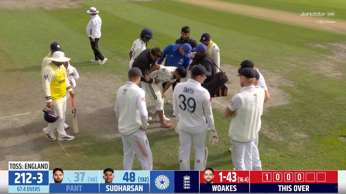 CricCrazyJohns's tweet image. RISHABH PANT CANT WALK - A BIG BLOW FOR INDIA.
- Wishing him a speedy recovery.