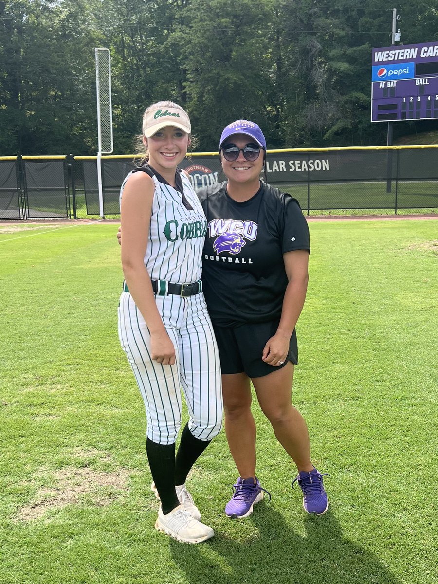 Sophia Crist (@sophiacrist2027) on Twitter photo Had a great time at the Western Camp yesterday! Faced 6 batters, struck out 4, walked 1, and didn’t allow a single run. I’d say that’s a win! Grateful for the opportunity and the valuable feedback I received. 💜🖤💜🖤
<a href="/Mads_Arm2Strong/">Maddie Armstrong</a>, <a href="/Clift_coach/">Jim Clift</a> <a href="/CCobrasMorton/">Carolina Cobras 18U</a> <a href="/BrawleyCobras/">Carolina Cobras Brawley/Morton</a> Had a great time at the Western Camp yesterday! Faced 6 batters, struck out 4, walked 1, and didn’t allow a single run. I’d say that’s a win! Grateful for the opportunity and the valuable feedback I received. 💜🖤💜🖤
<a href="/Mads_Arm2Strong/">Maddie Armstrong</a>, <a href="/Clift_coach/">Jim Clift</a> <a href="/CCobrasMorton/">Carolina Cobras 18U</a> <a href="/BrawleyCobras/">Carolina Cobras Brawley/Morton</a>