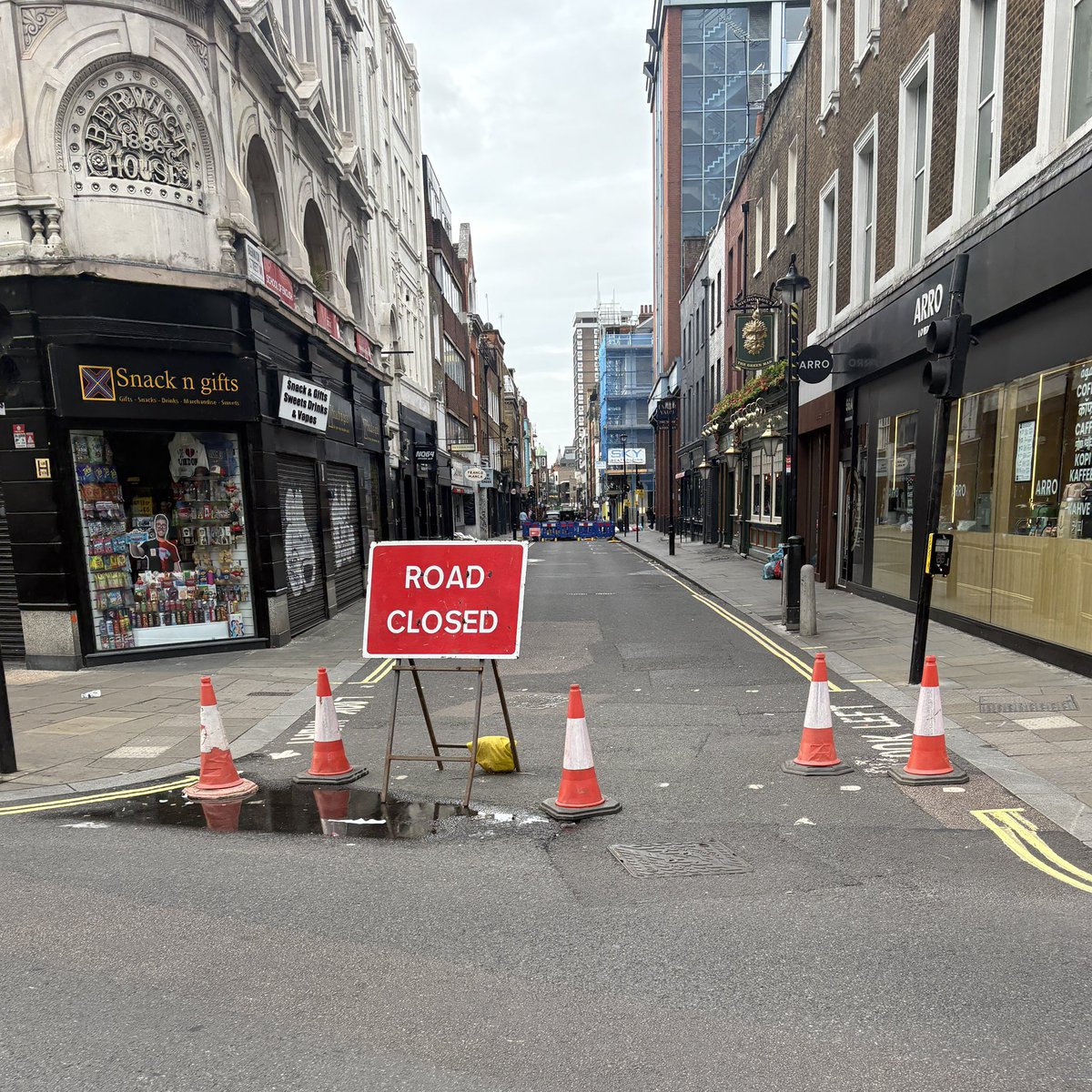 Bob From Accounts 🚲 (@bobfromaccounts) on Twitter photo With Wardour St blocked from the south and Berwick St blocked from the north, this is how quiet Soho could be if there were political will. This highlights how much traffic in Soho consists of rat-running vehicles that have no business being there <a href="/CityWestminster/">Westminster City Council</a> <a href="/MayorofLondon/">Mayor of London, Sadiq Khan</a> With Wardour St blocked from the south and Berwick St blocked from the north, this is how quiet Soho could be if there were political will. This highlights how much traffic in Soho consists of rat-running vehicles that have no business being there <a href="/CityWestminster/">Westminster City Council</a> <a href="/MayorofLondon/">Mayor of London, Sadiq Khan</a>
