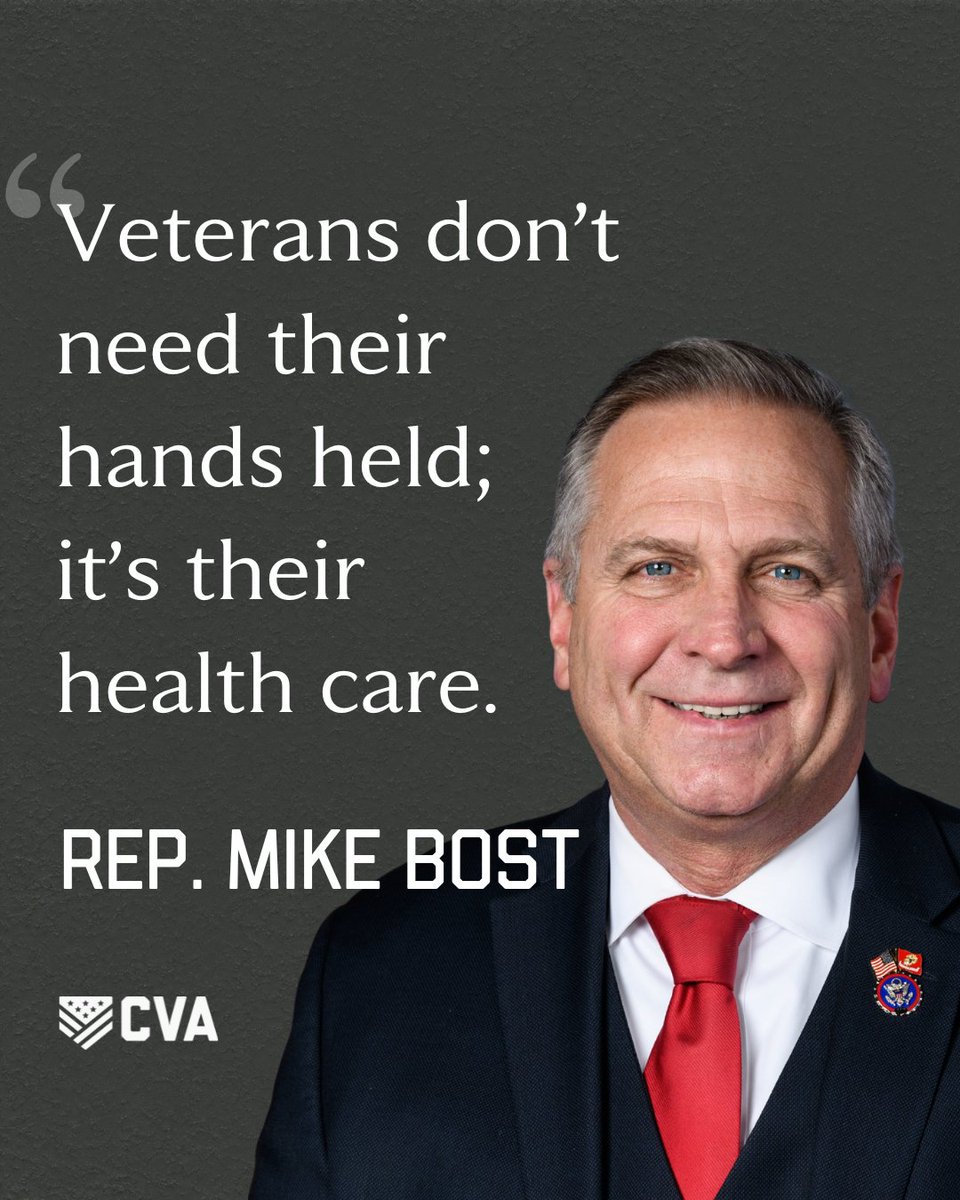 Concerned Veterans for America (@concernedvets) on Twitter photo Americans should choose their own health care, so why shouldn’t veterans be able to? <a href="/RepBost/">Rep. Mike Bost</a> thinks otherwise. The Veterans’ ACCESS Act puts the choice of health care where it belongs: In the hands of veterans. Americans should choose their own health care, so why shouldn’t veterans be able to? <a href="/RepBost/">Rep. Mike Bost</a> thinks otherwise. The Veterans’ ACCESS Act puts the choice of health care where it belongs: In the hands of veterans.