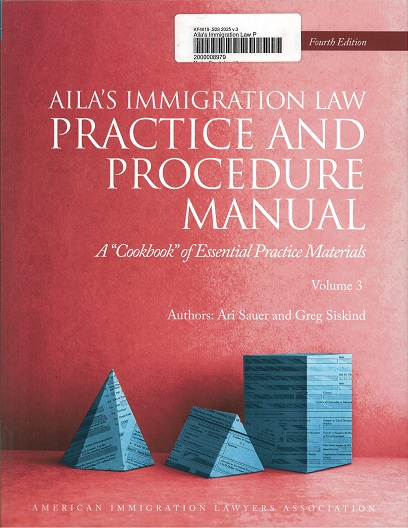 MCLawLibrary's tweet image. New book:  “AILA&apos;s Immigration Law Practice and Procedure Manual: A ‘Cookbook’ of Essential Practice Materials.”
Stop by during library hours, 8-5 Monday – Friday, and give it a read!
Thank you for following Marion County Law Library.