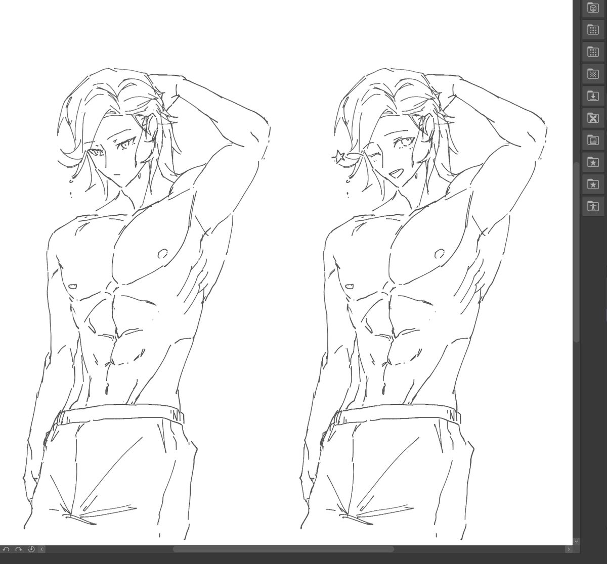 gryswtch's tweet image. 🌙（编造肌肉的练习）