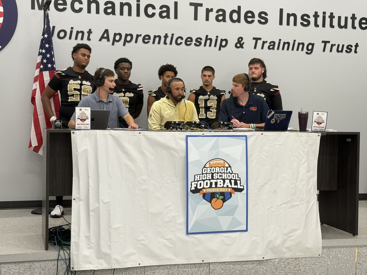 SCORE Atlanta (@scoreatlanta) on Twitter photo Welcome <a href="/south_paulding/">South Paulding Spartan Football</a> to the stage with <a href="/thorogood_will/">Will Thorogood</a> and <a href="/CraigSagerJr/">Craig Sager II</a> ! Welcome <a href="/south_paulding/">South Paulding Spartan Football</a> to the stage with <a href="/thorogood_will/">Will Thorogood</a> and <a href="/CraigSagerJr/">Craig Sager II</a> !