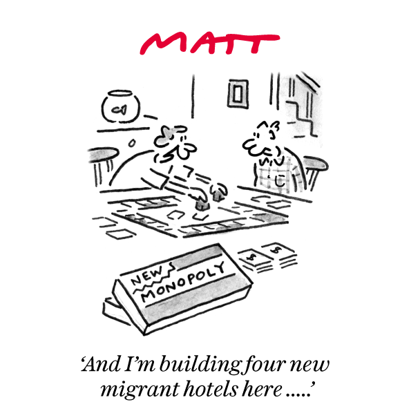 MattCartoonist's tweet image. My latest cartoon for tomorrow's @Telegraph
Buy a print of my cartoons at telegraph.co.uk/mattprints
Original artwork from chrisbeetles.com