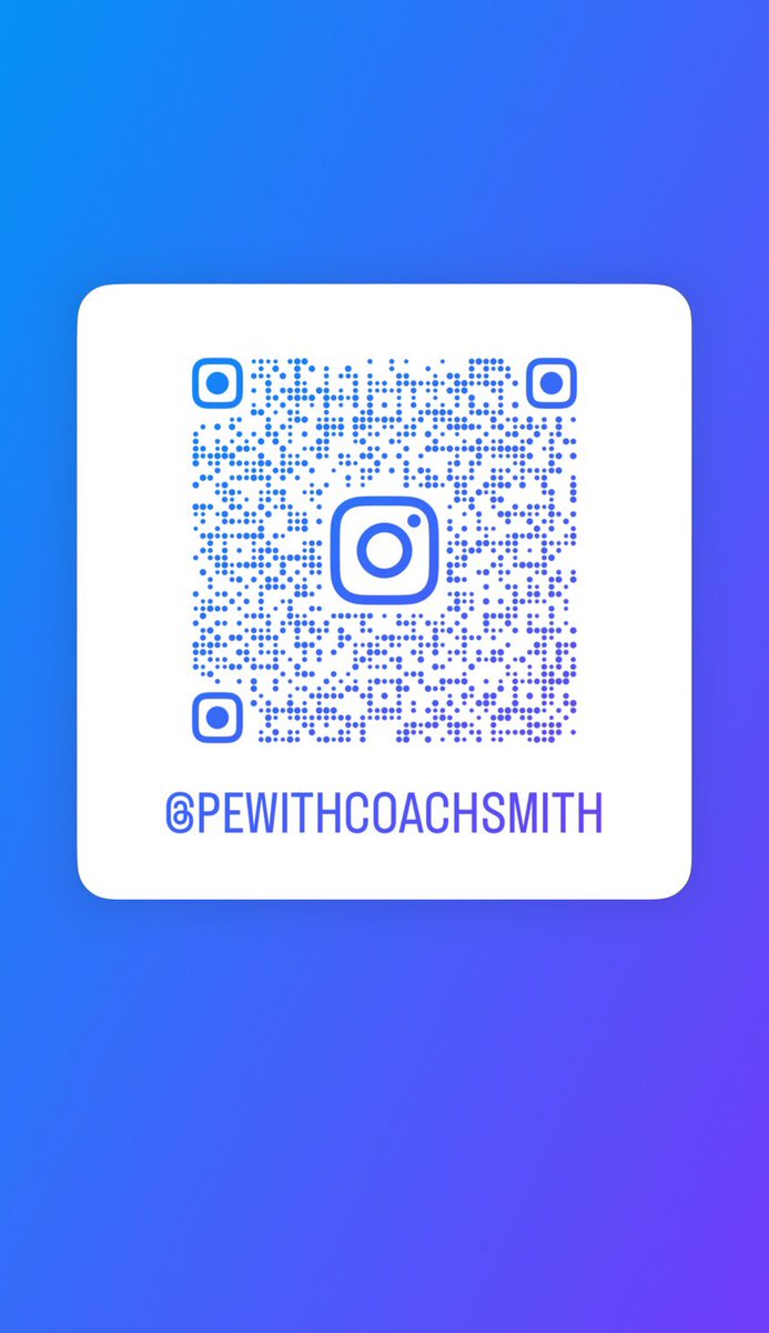 Follow me on instagram for all things PE this upcoming school year! I’ll be using that social media platform the most to share info and resources!
#PhysEd 

instagram.com/pewithcoachsmi…