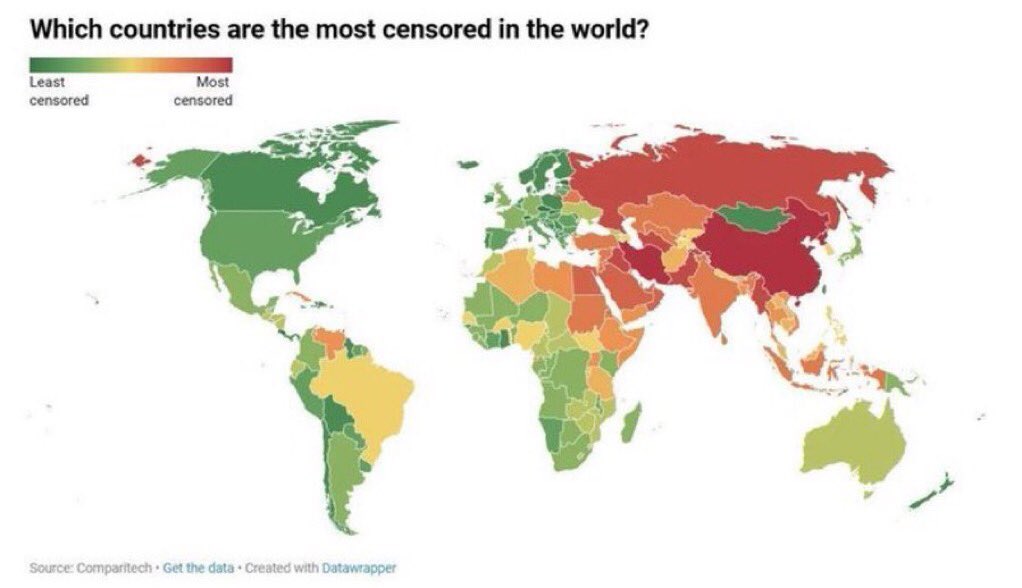 meioindep's tweet image. 🚨VEJA: Mapa mostra que Brasil é o terceiro país mais censurado do continente americano